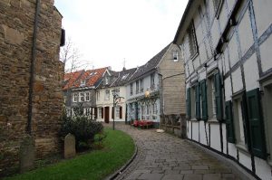 Kirchplatz Hattingen Nordrhein-Westfalen Deutschland